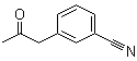 structure of CAS# 73013-50-0, 3-(2-Oxopropyl)benzonitrile;1-(3-Cyanophenyl)-2-propanone; 3-Acetonylbenzonitrile; 3-Cyanophenylacetone