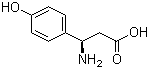 (R)-3-Amino-3-(4-hydroxyphenyl)propionic acid molecular structure (CAS 73025-68-0)