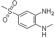 结构式 CAS# 73097-51-5, N1-甲基-4-(甲磺酰基)-1,2-苯二胺