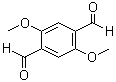 structure of CAS# 7310-97-6, 2,5-Dimethoxy-1,4-benzenedicarboxaldehyde;2,5-Dimethoxy-terephthalaldehyde; 2,5-Dimethoxy-1,4-benzenedicarboxaldehyde; 2,5-Dimethoxyterephthalaldehyde