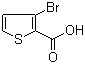 结构式 CAS# 7311-64-0, 3-溴噻吩-2-甲酸