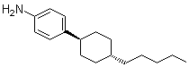 structure of CAS# 73163-44-7, trans-4-(4-Pentylcyclohexyl)benzenamine;p-(trans-4-Pentylcyclohexyl)aniline