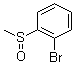 structure of CAS# 7321-58-6, 2-Bromophenyl methyl sulfoxide;Methyl 2-bromophenyl sulfoxide; o-Bromophenyl methyl sulfoxide