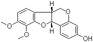structure of CAS# 73340-41-7, 3-Hydroxy-9,10-dimethoxyptercarpan;Astrapterocarpan; L-3-Hydroxy-9,10-dimethoxylpterocarpan; Methylnissolin