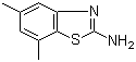 structure of CAS# 73351-87-8, 5,7-Dimethylbenzothiazol-2-ylamine