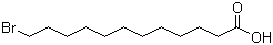 12-Bromododecanoic acid molecular structure (CAS 73367-80-3)