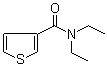 N,N-Diethyl-3-thiophenecarboxamide molecular structure (CAS 73540-75-7)