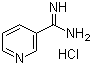 structure of CAS# 7356-60-7, 3-Amidinopyridine hydrochloride;3-Pyridinecarboxamidine hydrochloride