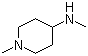 1-Methyl-4-(methylamino)piperidine molecular structure (CAS 73579-08-5)