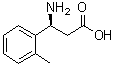 结构式 CAS# 736131-48-9, (S)-3-氨基-3-(2-甲基苯基)丙酸