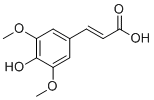 结构式 CAS# 7362-37-0, 芥子酸