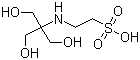 structure of CAS# 7365-44-8, TES;2-[Tris(hydroxymethyl)methylamino]-1-ethanesulfonic acid; N-Tris(hydroxymethyl)methyl-2-aminoethanesulfonic acid