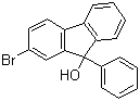 structure of CAS# 736928-22-6, 2-Bromo-9-phenyl-9H-fluoren-9-ol