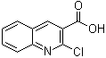 structure of CAS# 73776-25-7, 2-Chloro-3-quinolinecarboxylic acid