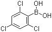 结构式 CAS# 73852-18-3, 2,4,6-三氯苯硼酸