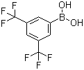 结构式 CAS# 73852-19-4, 3,5-双(三氟甲基)苯硼酸