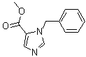 结构式 CAS# 73941-33-0, 1-苄基-1H-咪唑-5-羧酸甲酯