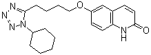 结构式 CAS# 73963-62-9, 3,4-去氢西洛他唑