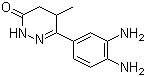 structure of CAS# 74150-02-0, 6-(3,4-Diaminophenyl)-4,5-dihydro-5-methyl-3(2H)-pyridazinone