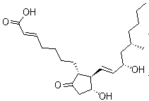 结构式 CAS# 74397-12-9, 利马前列素