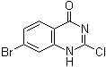 结构式 CAS# 744229-27-4, 7-溴-2-氯-4(1H)-喹唑啉酮