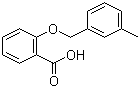 结构式 CAS# 744242-83-9, 2-[(3-甲基苯基)甲氧基]苯甲酸