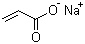 structure of CAS# 7446-81-3, Sodium acrylate;2-Propenoic acid sodium salt; Acrylic acid sodium salt