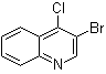 structure of CAS# 74575-17-0, 3-Bromo-4-chloroquinoline