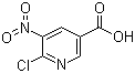 structure of CAS# 7477-10-3, 6-Chloro-5-nitronicotinic acid