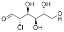 structure of CAS# 74950-97-3, 2-Deoxy-2-chloro-D-mannose;(2S,3S,4R,5R)-2-chloro-3,4,5,6-tetrahydroxyhexanal