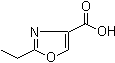 structure of CAS# 75395-42-5, 2-Ethyl-4-oxazolecarboxylic acid;2-Ethyl-1,3-oxazole-4-carboxylic acid