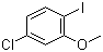 structure of CAS# 755027-21-5, 5-Chloro-2-iodoanisole;4-Chloro-1-iodo-2-methoxybenzene