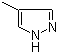 structure of CAS# 7554-65-6, 4-Methylpyrazole;Fomepizol