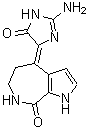 structure of CAS# 75593-17-8, (Z)-2-Debromohymenialdisine;(Z)-Debromohymenialdisine; Debromohymenialdesine; Debromohymenialdisine; SKF 108753; Z-Debromohymenialdisine