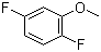 结构式 CAS# 75626-17-4, 2,5-二氟苯甲醚