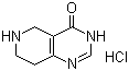 结构式 CAS# 756437-41-9, 5,6,7,8-四氢吡啶并[4,3-d]嘧啶-4(3H)-酮盐酸盐