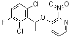 结构式 CAS# 756521-08-1, 3-[1-(2,6-二氯-3-氟苯基)乙氧基]-2-硝基吡啶