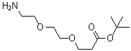 结构式 CAS# 756525-95-8, 3-[2-(2-氨基乙氧基)乙氧基]丙酸叔丁酯