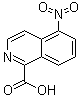 structure of CAS# 75795-40-3, 5-Nitroisoquinoline-1-carboxylic acid;NSC 142685