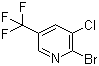 structure of CAS# 75806-84-7, 2-Bromo-3-chloro-5-(trifluoromethyl)pyridine