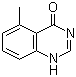 结构式 CAS# 75844-41-6, 5-甲基-4(1H)-喹唑啉酮; 5-甲基喹唑啉-4(1H)-酮