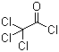 structure of CAS# 76-02-8, Trichloroacetyl chloride