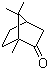 structure of CAS# 76-22-2, Camphor;1,7,7-Trimethylbicyclo[2.2.1]-2-heptanone; 1,7,7-Trimethylbicyclo[2.2.1]heptan-2-one; 1,7,7-Trimethylnorcamphor; 2-Camphanone; Bornan-2-one; Caladryl; Radian B; DL-Camphor