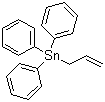 Allyltriphenylstannane molecular structure (CAS 76-63-1)