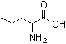 结构式 CAS# 760-78-1, DL-正缬氨酸; DL-2-氨基正戊酸