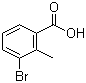 3-Bromo-2-methylbenzoic acid molecular structure (CAS 76006-33-2)