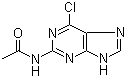 2-Acetamido-6-chloropurine molecular structure (CAS 7602-01-9)