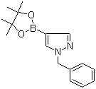 结构式 CAS# 761446-45-1, 1-苄基-1H-吡唑-4-硼酸频哪醇酯
