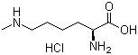 structure of CAS# 7622-29-9, N'-Methyl-L-lysine hydrochloride;H-Lys(Me)-OH hydrochloride