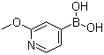 结构式 CAS# 762262-09-9, 2-甲氧基吡啶-4-硼酸